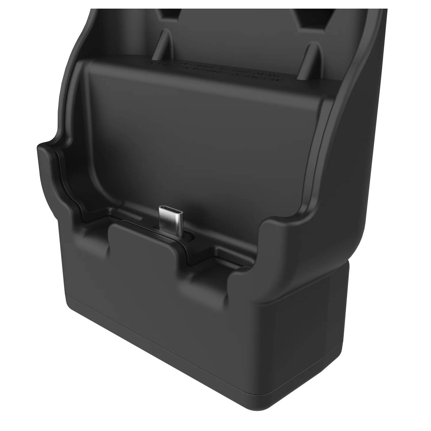 RAM Mounts GDS Fahrzeug-Ladestation für Samsung XCover7 - abschließbar, USB-C-Anschluss, 2-Loch AMPS