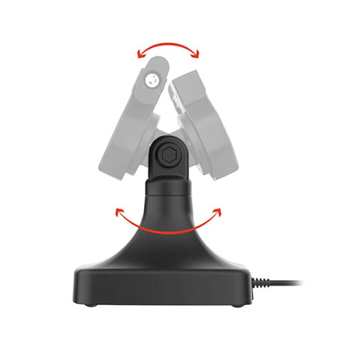 RAM Mounts GDS Uni-Conn Stand-Dockingstation (abschließbar) - Dreh- & Schwenkbar - USB-C & Daten - rückseitige Pogo-Pads