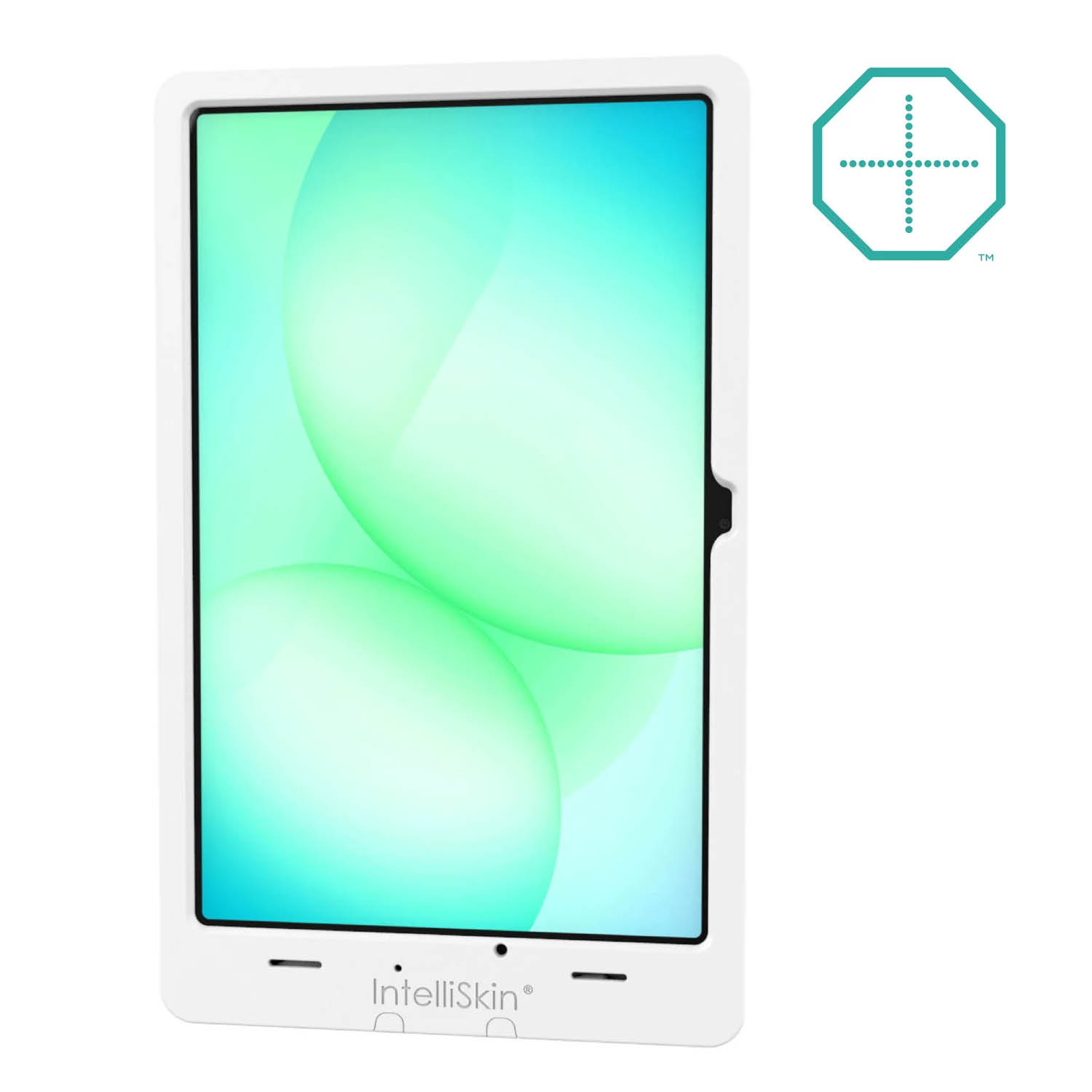 RAM Mounts IntelliSkin Thin-Case Ladeschutzhülle für Samsung Galaxy Tab A11+ - GDS-Technologie - Rückseitige Pogo-Pads - Externer USB-C Anschluss - Hellgrau