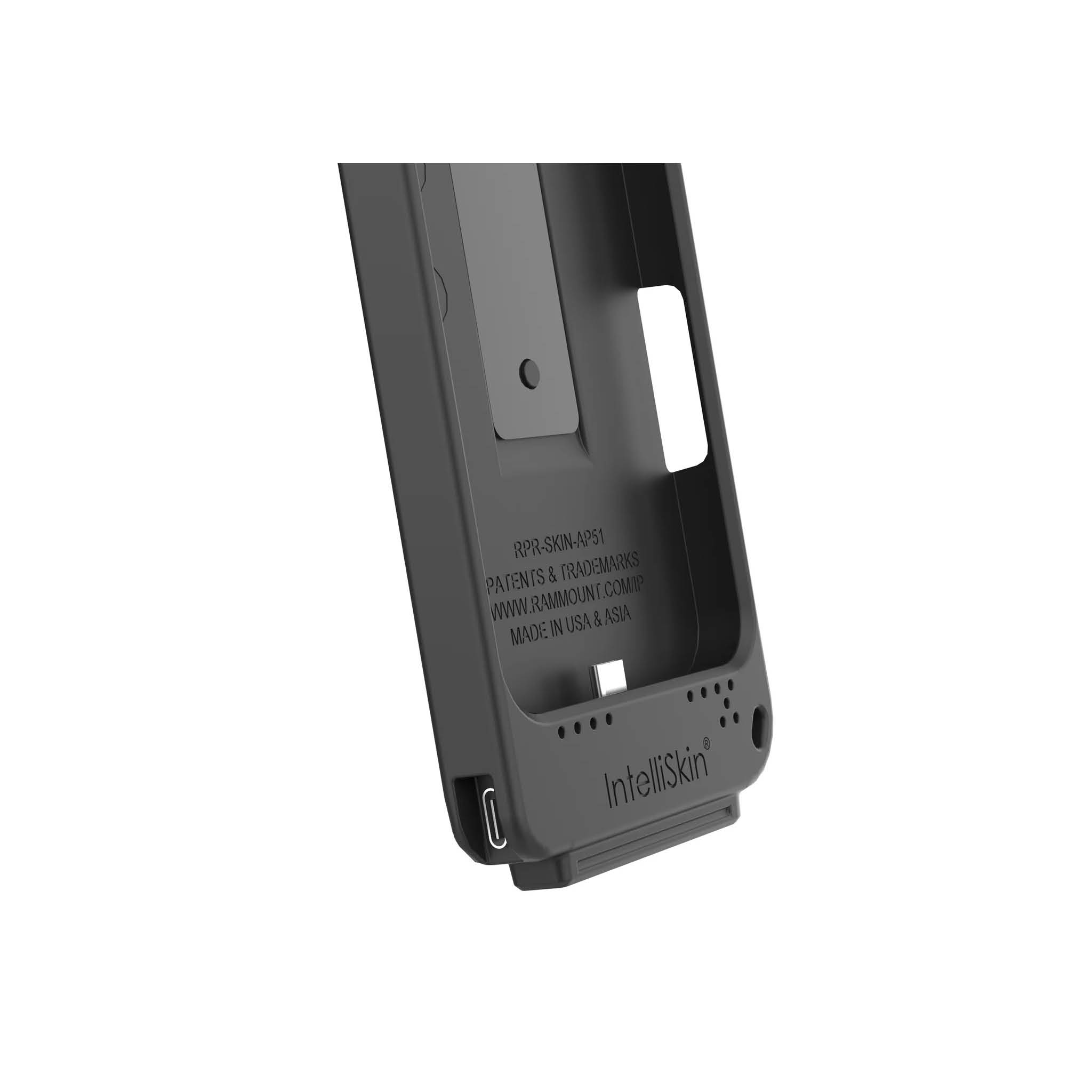 RAM Mounts IntelliSkin Ladeschutzhülle für Apple iPhone 16 Pro Max - Externer USB-C-Anschluss, GDS-Technologie